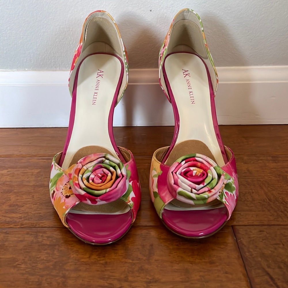 Anne Klein Floral High Heels